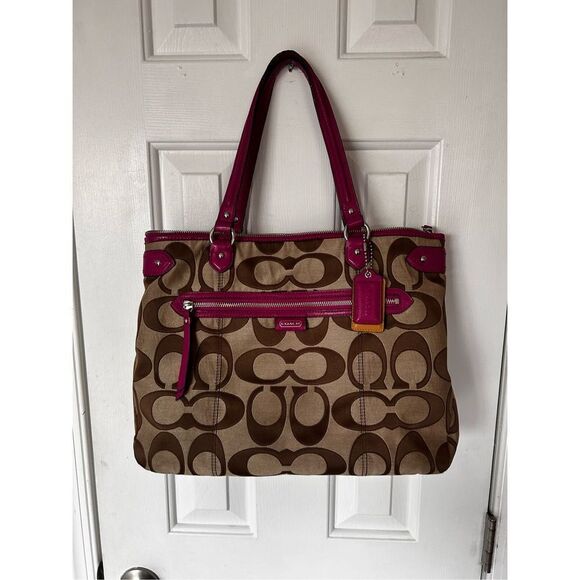 Coach Daisy Signature Emma Tote Handbag - Picture 7 of 7